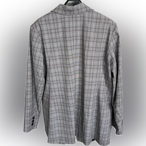 NWT women’s 1x gray plaid jacket - Picture 6 of 7